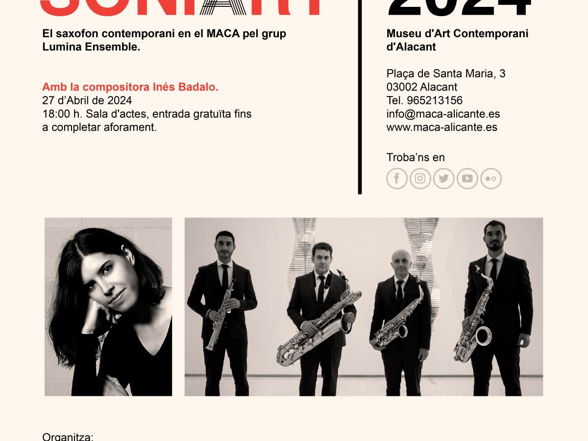 SoniArt 2024 – Inés Badalo y Lumina Ensemble